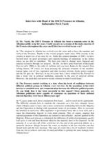 Interview with Head of Presence