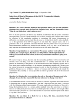 Interview with Head of Presence