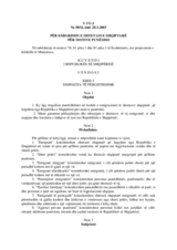 Law on the Emigration of Albanian Citizens for Reasons of Employment (sq)