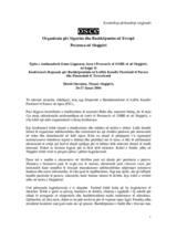 Address by the Head of the OSCE Presence in Albania (sq)