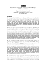 Semi-annual OSCE report on activities in Albania