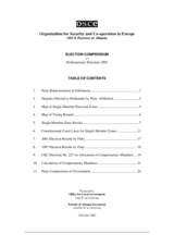 Elections compendium