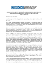 Fjala e Kryetarit të Prezencës në konferencën rajonale të grave parlamentare