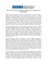 Fjala e Kryetarit të Prezencës në konferencën “Hapja e dosjeve të Sigurimit - Sa më shpejt, aq më mirë”,  28 tetor 2016